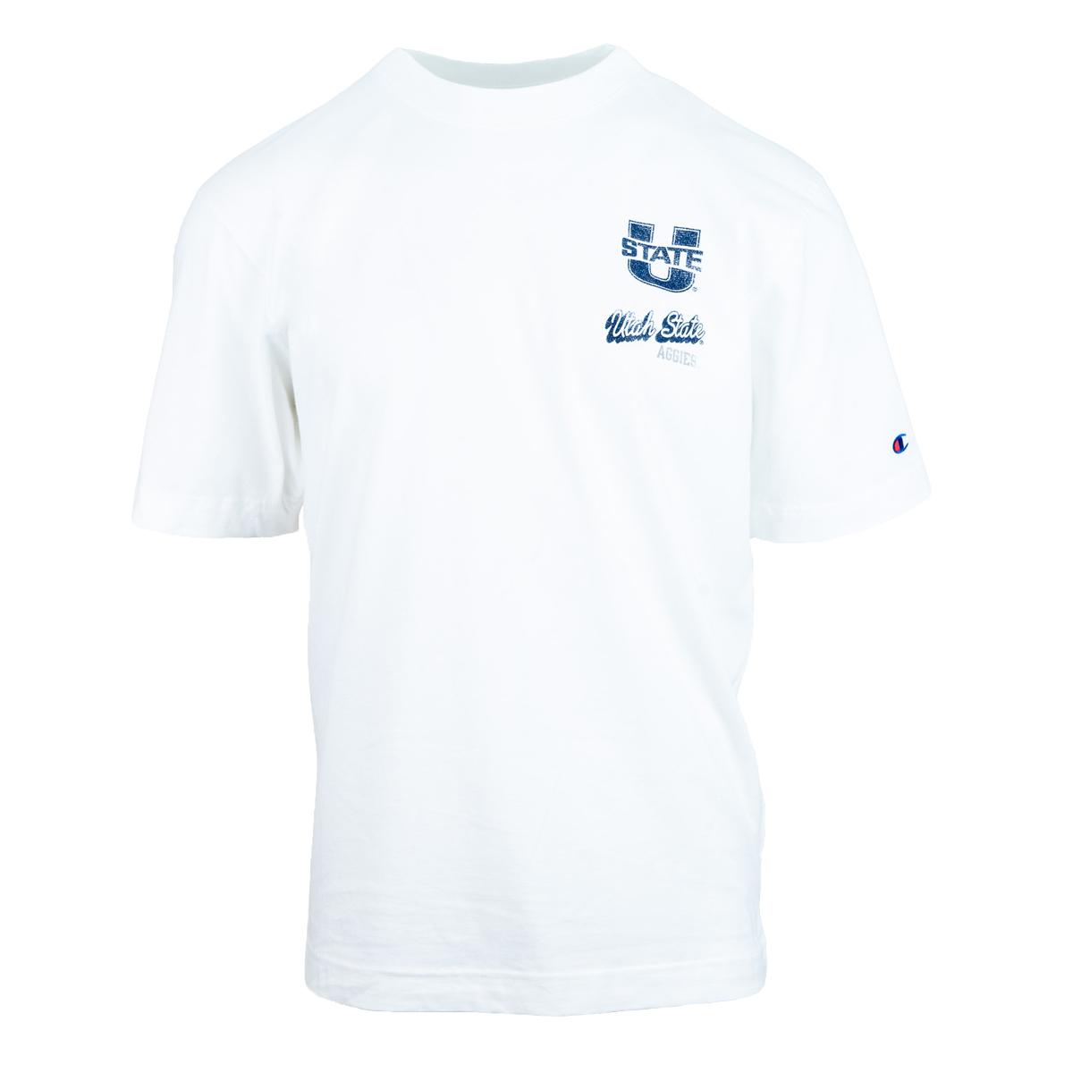 Champion u-state tradition graphic white unisex t-shirt